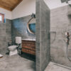 Matild Apartments - Apartman saját térköves kerttel - fürdőszoba